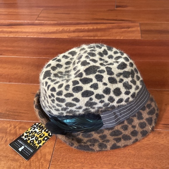 ALBERTUS SWANEPOEL New York for Target leopard cheetah brown tan black HAT - Picture 2 of 7